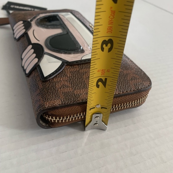 Karl Lagerfeld Paris Maybelle SLG Zip Brown Wallet - Picture 17 of 17